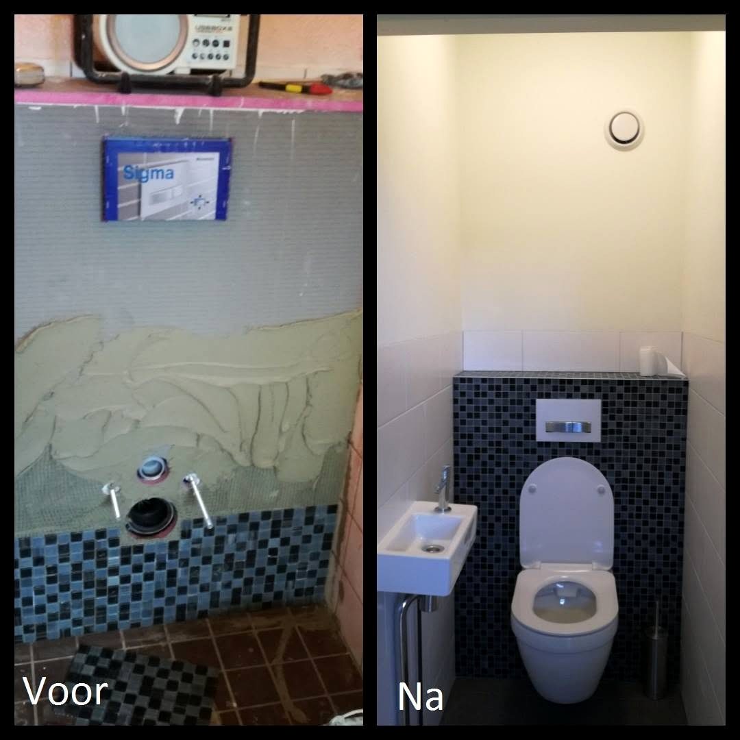 Toiletrenovatie – eigen projectfoto Klusbedrijf Ceasar