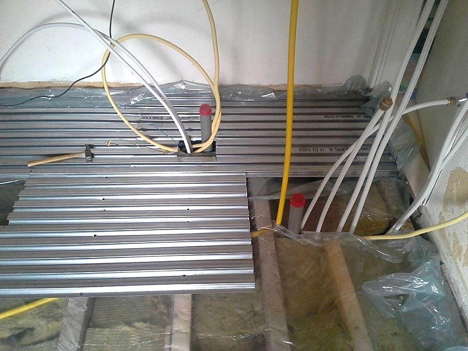 Water- en rioleringsinstallaties tijdens renovatie
